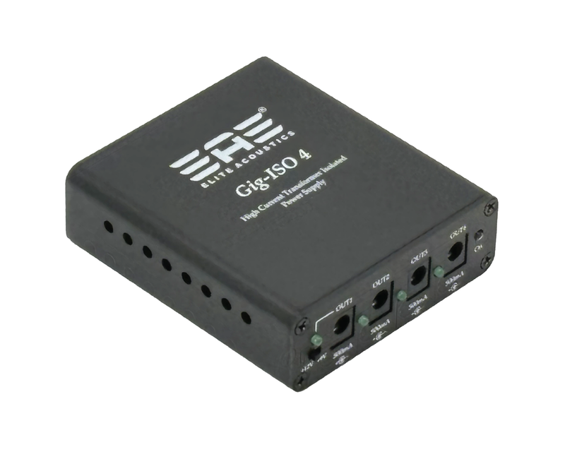 isolated pedal power supply Elite Acoustics "EAE" Gig-ISO 4 - High Current Pedal Power Supply
