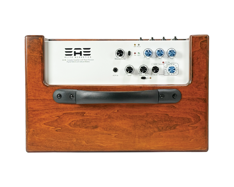 Elite Acoustics "EAE" A1-58 120 Watt Acoustic Guitar/3 Chan Amplifier with LFP Battery