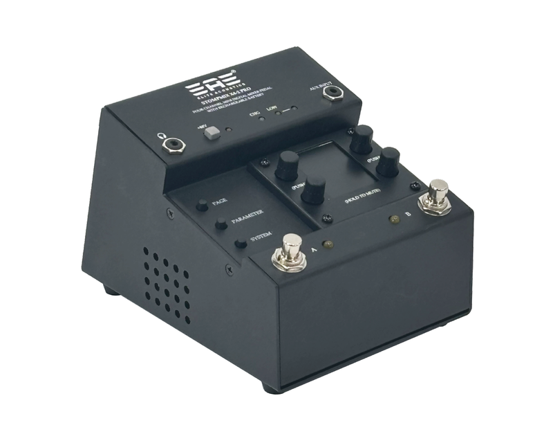 Elite Acoustics "EAE" StompMix X4-2 Pro - Rechargeable Four Channel Digital Mixer Pedal - Pedalboard mixer