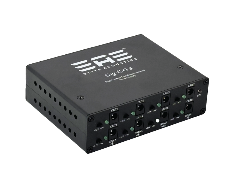 power supply for pedal Elite Acoustics "EAE" Gig-ISO 8 - High Current Pedal Power Supply