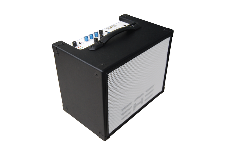 Elite Acoustics "EAE" A4-58 120 Watt Acoustic Guitar/4 Chan Amplifier with Lithium Battery and Bluetooth