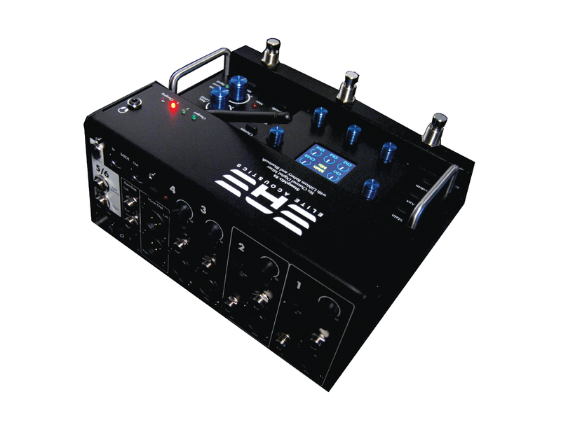 StompMix X6 - "International"- Six Chan Digital pedalboard mixer with Lithium Battery and Bluetooth