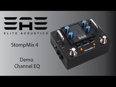 Elite Acoustics "EAE" StompMix 4 - Four Channel Digital Mixer Pedal - Pedalboard mixer